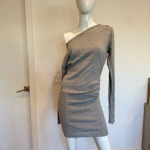 Lovers and Friends grey sweater dress small